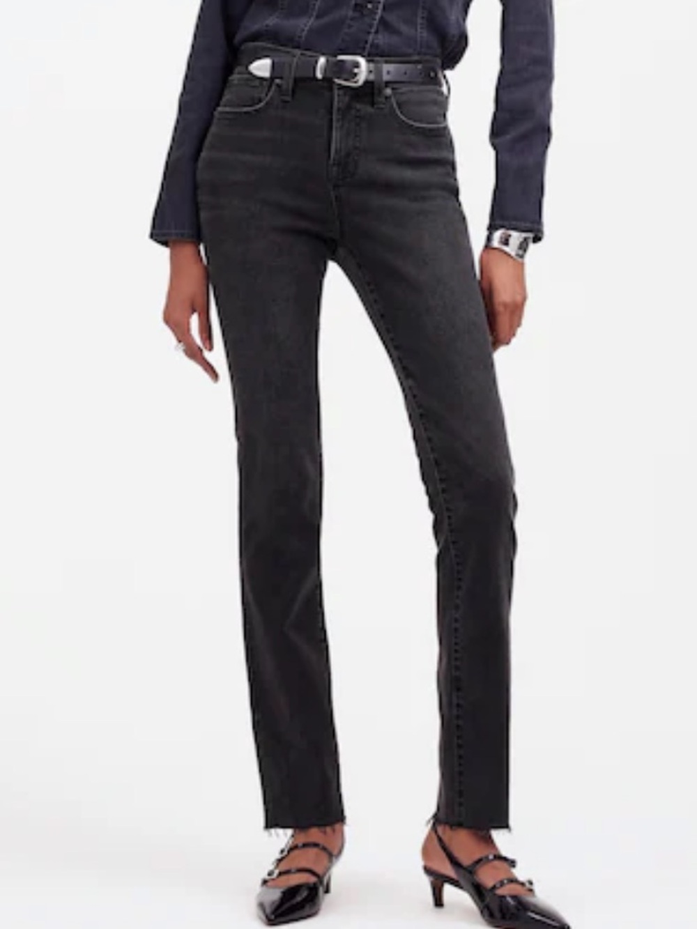 Madewell‎ Jeans Curvy Mid-Rise Stovepipe 28
